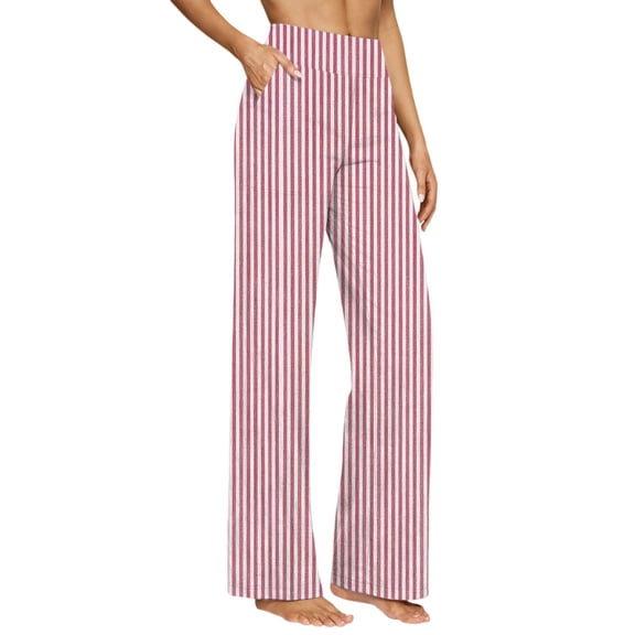 Sweatpants Women, Linen Capri Pants Women 2026 Spring Summer Casual Lightweight Elastic Waist Straight Leg Capris with Pockets