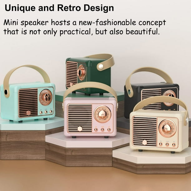 Retro bluetooth speaker deals