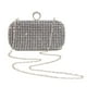 thumbnail image 1 of Bolso de noche con de imitación con cadena desmontable, bolsos de boda para fiesta, bolso de hombro de 7,9x2x5 pulgadas, Salvador Monedero de noche, 1 of 10