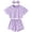 Purple, variant on SANMIO Toddler Girl Clothes 18M-6T Toddler Girls Outfits Cute T-Shirt+Shorts+Headband 3Pcs Summer Baby Clothing Sets