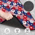 thumbnail image 3 of Fotbe American Stars2 Juego de 4 Tapetes para Auto con Estampado – Alfombrillas de Goma Reforzada, Diseño Antideslizante, Protección para Todo el Año – Vehículos, Autos, Camionetas y SUVs, 3 of 7
