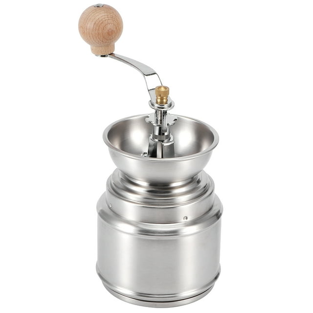 HeatPress Portable Stainless Steel Manual Coffee Grinder Adjustable