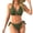 Army Green, variant on Women's Sexy Two-piece Swimsuit Bikini Army Green XL