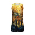 thumbnail image 2 of Cilsoka Sleeveless Tank Tops for Women Flowy Soft Summer Tunic Blouses Loose Fit Casual Printed Graphic Shirts, Graphic Tank Tops for Women Funny, 2 of 4