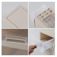 thumbnail image 5 of 4 Pack Plastic Desktop Chest of Drawers, 6 Quart Plastic Storage Drawers Organizing Bins, 5 of 7