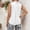 White Tops, variant on CUSTG Women Casual Shirts Simple Solid Color Sleeveless Collared Blouse Button Down Shirt Lightweight Summer Tops Work Vacation Dailywear