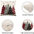 thumbnail image 2 of Christmas Decorations - Christmas Pillow Covers 18x18 Set of 4,Winter Holiday Decor Throw Cushion Case for Home Couch, 2 of 6