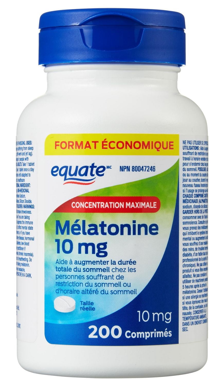 Equate Maximum Strength Melatonin 10 mg