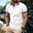thumbnail image 2 of Men's Summer Leisure Culture Breathable Short Sleeved Shirt Top S, 2 of 5