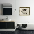 thumbnail image 3 of Stupell Industries Antique Bathtub Cow Animals & Insects Painting Gold Floater Framed Art Print Wall Art, 31 x 25, 3 of 10