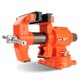 thumbnail image 1 of Tornillo de banco PONY de alta resistencia con mordaza de 5 pulgadas con base giratoria de 360°, 1 of 9