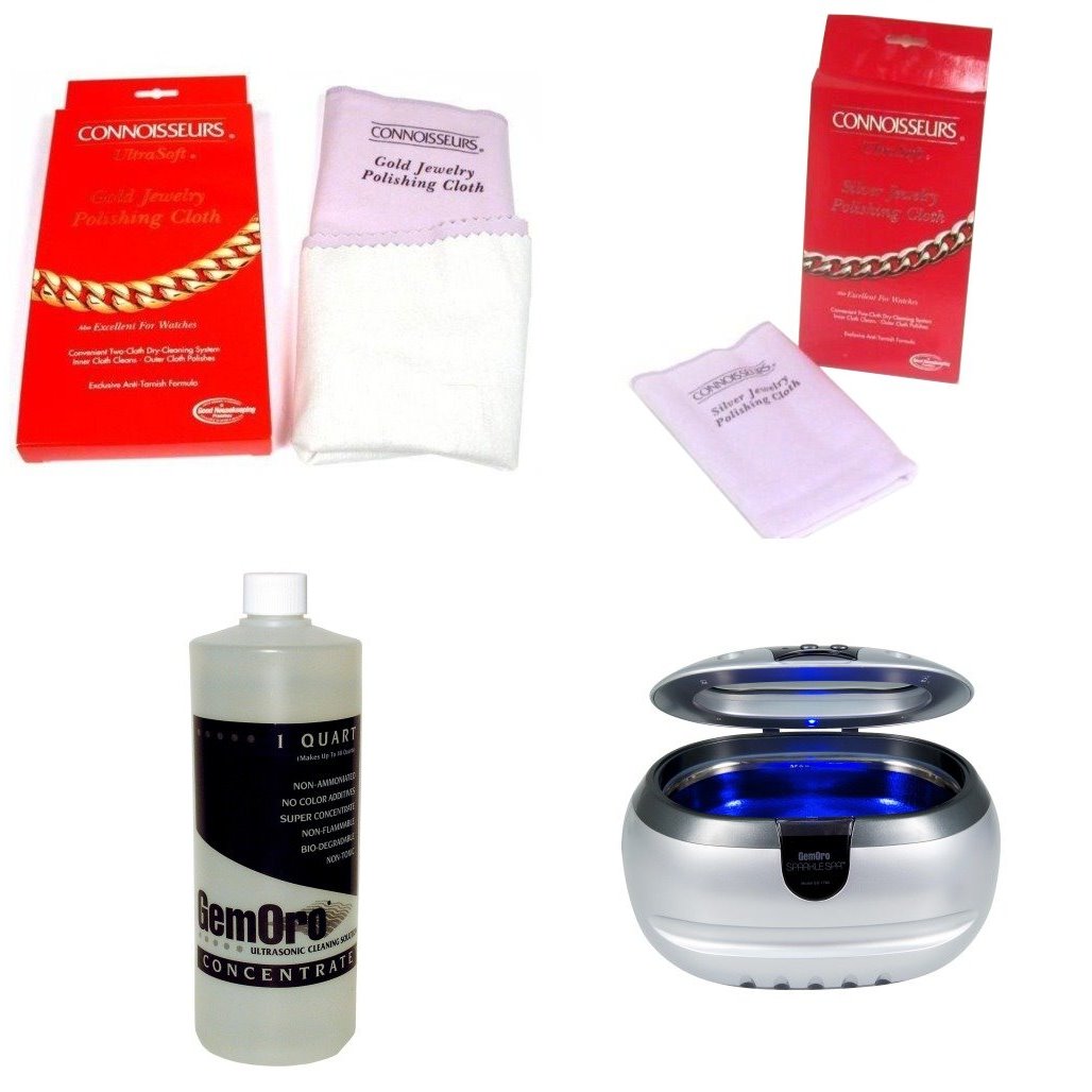 Gemoro Sparkle Spa Jewelry Cleaner 1 Quart Solution Connoisseurs