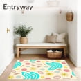 thumbnail image 3 of ODIKA 8' x 10' Machine Washable Non-Slip Area Rug, Boho wave High Traffic Rug, Blue, 712603, 3 of 7