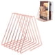 thumbnail image 2 of Delaman Soporte para Libros, Innovador Escritorio Flexible Plegable Metal Sujetalibros Soporte para Libros Organizador Accesorios de Oficina para la Oficina de la Escuela(Oro Rosa), 2 of 8
