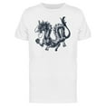 thumbnail image 1 of Grunge Chinese Dragon Sketch Tee Men's -Image by Shutterstock, 1 of 2