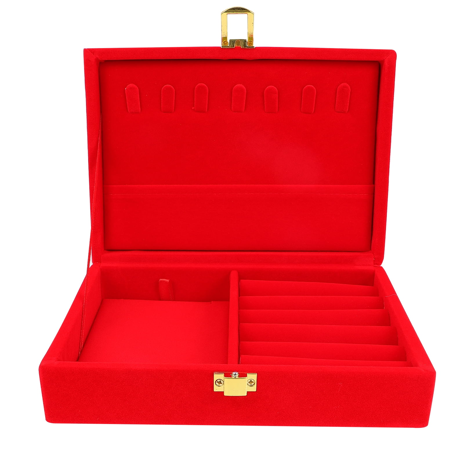 激安特価品 Solid Wood Jewellery Box Jewelry Watch Case Holder Display Storage 