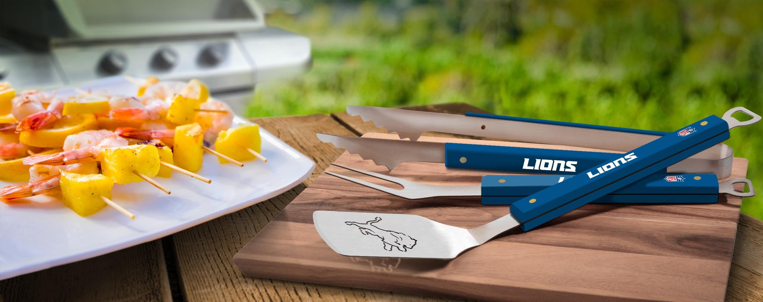 YouTheFan NFL Detroit Lions Spirit Series 3pc BBQ Set
