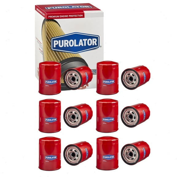 6 pc Purolator L34631 Engine Oil Filters for 132 162 61060 Oil Change Lubricant Filters