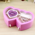 thumbnail image 4 of EGNMCR Double Heart Dancing Girl Music Box Music Clockwork Jewelry Box Jewelry storage, 4 of 8