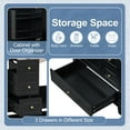 thumbnail image 5 of Christopher Knight Home 30" Bathroom Vanity with Ceramic Sink, Soft-Close Door and 3 Drawers, Black, 5 of 13