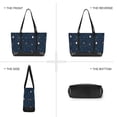 thumbnail image 6 of FORMRS Canvas Laptop Tote Bag for Women with 15.6" Computer Compartments Shoulder Handbag, Christmas Whimsy, 6 of 7