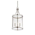 thumbnail image 4 of 3 Light Small Foyer-Transitional Style with Traditional and Contemporary Inspirations-26 inches Tall By 12 inches Wide-Polished Nickel Finish Bailey, 4 of 6