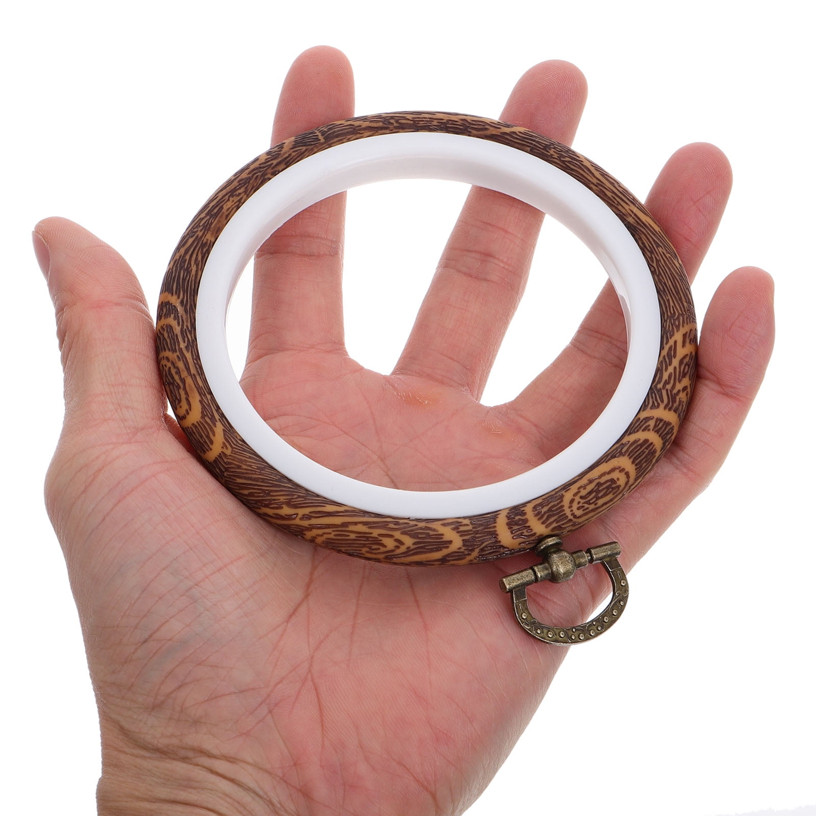 AURARMLET Versatile Embroidery Hoops Portable and Durable for Various Projects 10Pcs