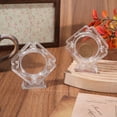 thumbnail image 3 of 2Pcs Transparent Plastic Rotatable Commemorative Coin Storage Box Rhombus Clear 72x16x78mm, 3 of 7
