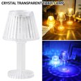 thumbnail image 1 of Muyoka Mini lámpara de mesa de diamante de cristal lámpara de noche de cristal luz cálida/lámpara de cama de color luz de noche LED decorativa lámpara de noche para dormir lámpara de escritorio alimen Muyoka Hogar, 1 of 7