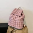 thumbnail image 3 of LHSHIDU Backpack for Women - Trendy Drawstring Puffy Backpack (Black), 3 of 7