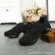 thumbnail image 3 of Zapatos de Baile de Jazz rojos para niñas, zapatillas transpirables de malla de verano 2024, aumento de Color sólido, cojín de aire de fondo suave para mujeres, danza moderna, 3 of 5