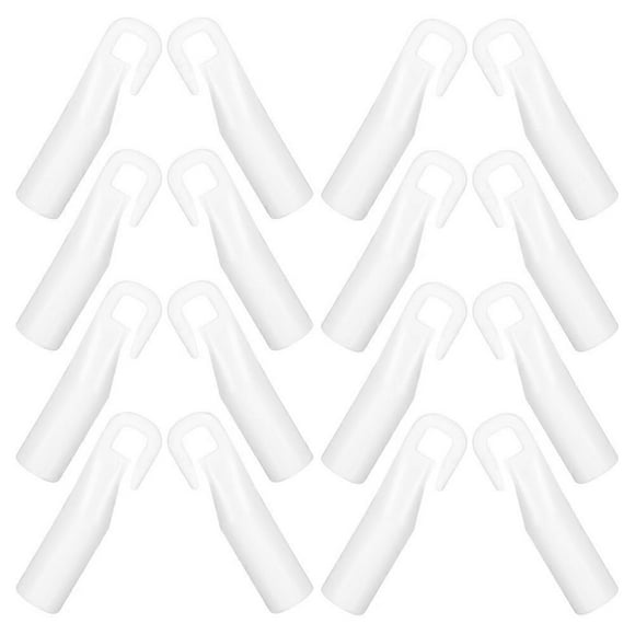 25Pcs Blind Wand Hook Accessories For Curtain Repair Indoor Use - White Tilt Pole Replacement Parts For Home Decor