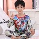 thumbnail image 2 of Marvels Spiderman Conjunto de pijamas para niñas Primavera Otoño Niños de manga larga Dibujos animados Niños de mediana edad Niños Ropa de casa Traje Thin8 altura 95-105 cm Gao Jinjia LED, 2 of 2