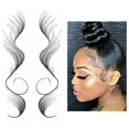 thumbnail image 2 of Pegatinas De Tatuaje Para El Pelo De Bebé Bordes Del Tatuaje Del Borde Del Pelo Del Bebé Salón De Pelo Rizado Diy Plantilla De Tatuaje Para El Cabello Pegatinas Para El Cabello Speravity CE008258-02, 2 of 6