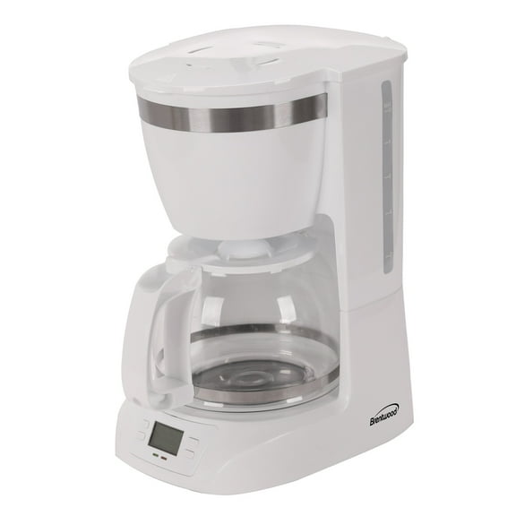 Brentwood 10-Cup Digital Coffee Maker (White), TS-219WPT