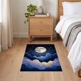 thumbnail image 3 of ODIKA 2'x3' Ultra-Soft Accent Mat, Starry Themed Galaxy Constellation Stars Nebula Motif Map None Washable, Bare feet friendly, Easy Care Indoor rug for Bedside, Footrest, 3 of 7