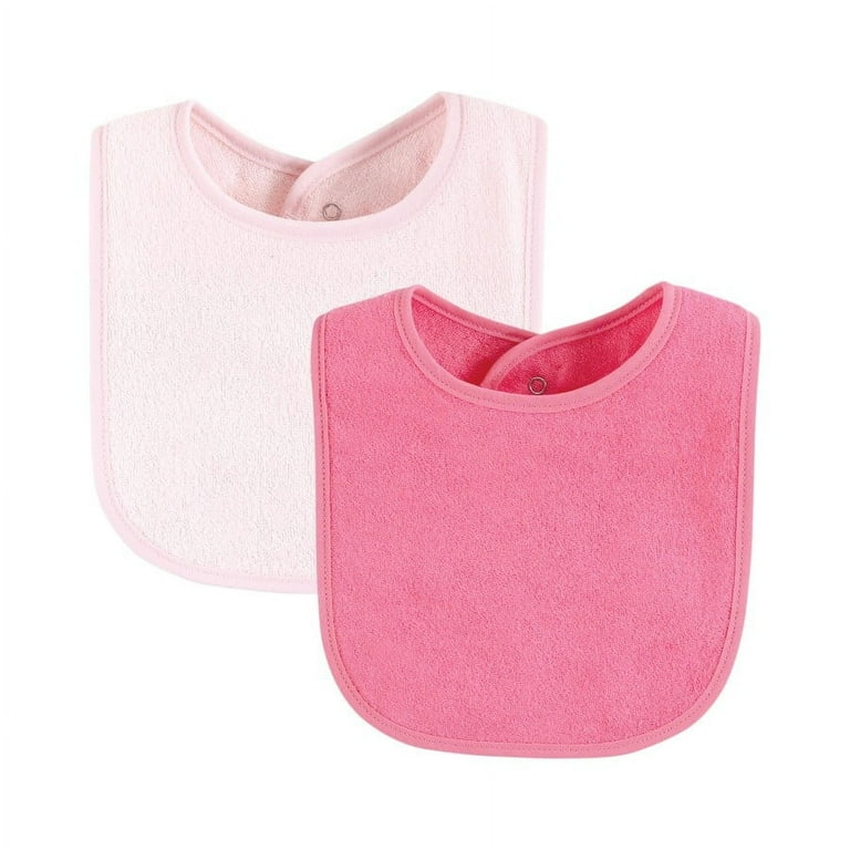 Hudson Baby Drooler Bib with Waterproof Lining, Blue