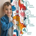 thumbnail image 3 of Blackout Kids Curtains,Cute Dinosaur Pattern Childrens Insulated Curtains Set Of 2,Bedroom Essentials,Toddler Room Decor 42x84in(106x213cm), 3 of 4