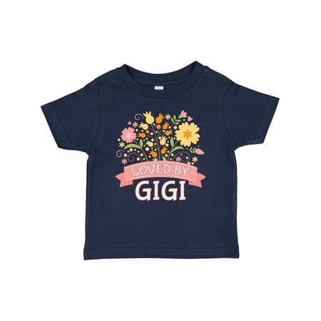 

Inktastic Grandchild Loved by Gigi Grandma Gift Baby Girl T-Shirt
