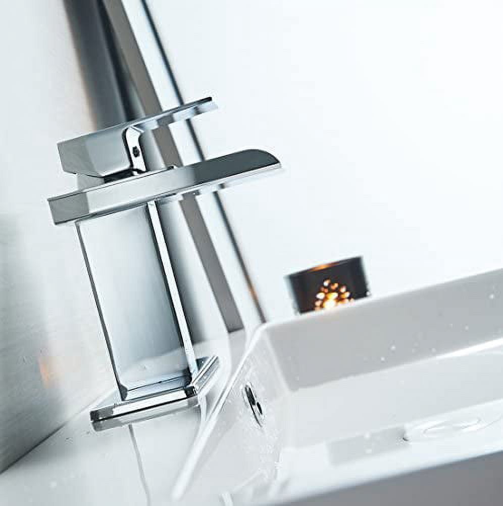 BWE Waterfall Brass Oil Rubbed Bronze Single Hole Faucet