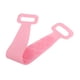 thumbnail image 4 of Cepillo de baño de silicona resistente y duradero, con fuerte resistencia a la tracción, correa para la espalda para colgar y limpiar el baño, color rosa, 4 of 14