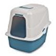 thumbnail image 2 of Petmate, Deluxe Covered Cat Litter Box - Slate/Peacock, 2 of 3