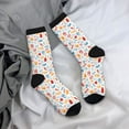 thumbnail image 5 of Vsdgher Fast Food 2 Crew Socks for Men & Women, Breathable Casual Athletic Ankle Socks, 5 of 6