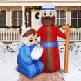 thumbnail image 1 of Inflable navideño Joiedomi Jesus Family 180 cm con LED, 1 of 9