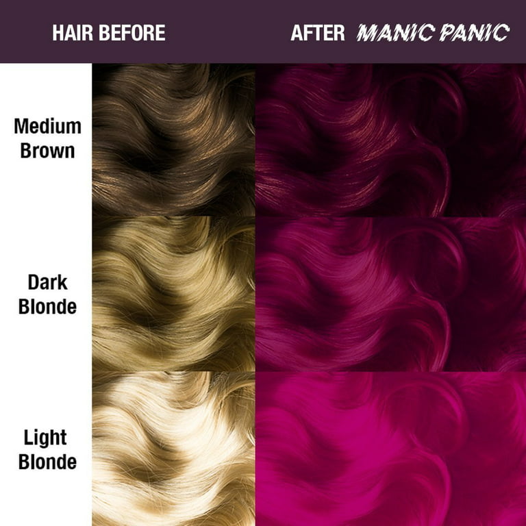 Manic Panic Class High Voltage Semi-Permanent Hair Color [FUSCHIA SHOCK]  4oz * BEAUTY TALK LA * 