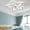 White, variant on 27" Smart Ceiling Fan with Lights Remote APP Control, Modern Flush Mount Bladeless Ceiling Fan, 3 Color 6 Speeds Low Profile Ceiling Fan with Light for Bedroom Living Room Kitchen - White