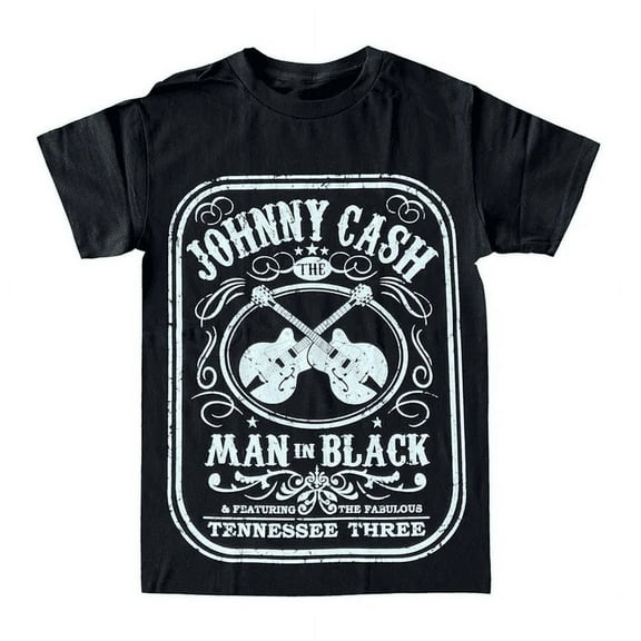 Johnny Cash Man In Black Graphic Tee|Unisex Cotton Shirt, Graphic Tee For Fan Merch