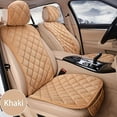 thumbnail image 5 of Upgrade Your Car Comfort: Breathable Flax 4-Season Car Seat Cushion Protector Pad, 5 of 8