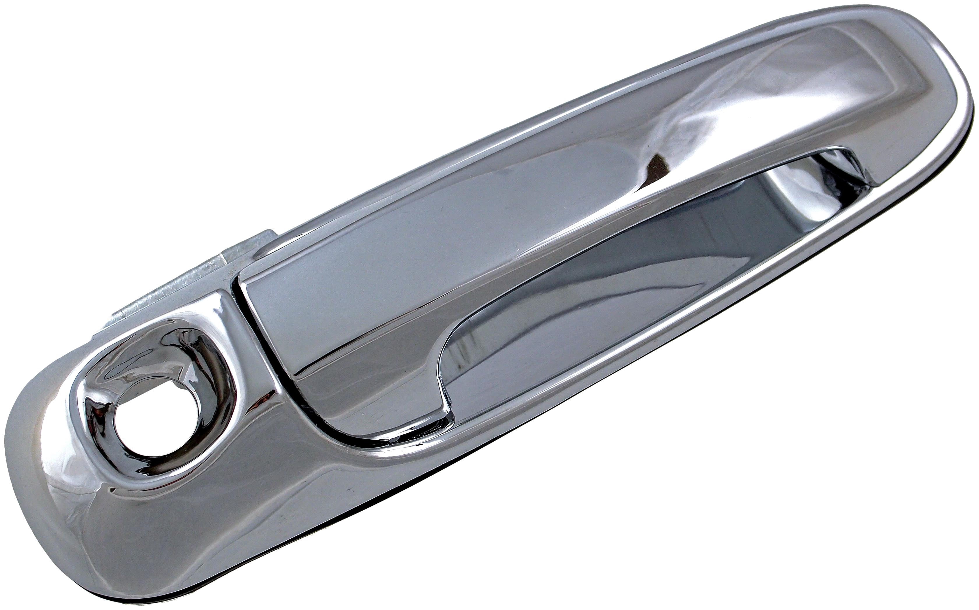 Dorman 91019 Front Passenger Side Exterior Door Handle Front Right With Keyhole for Specific Dodge / Mitsubishi Models, Chrome (OE FIX)
