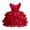 Red, variant on BYHONG Flower Girls Bowknot Tutu Dress For Kids Kids Wedding Bridesmaid Birthday Party Pageant Formal Dresses Toddler First Baptism Christening Gown Casual Summer Dresses for Girls White 6-7 Years